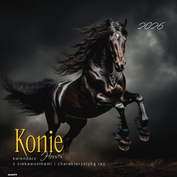 Kalendarz albumowy duży KAD-11 Konie Avanti